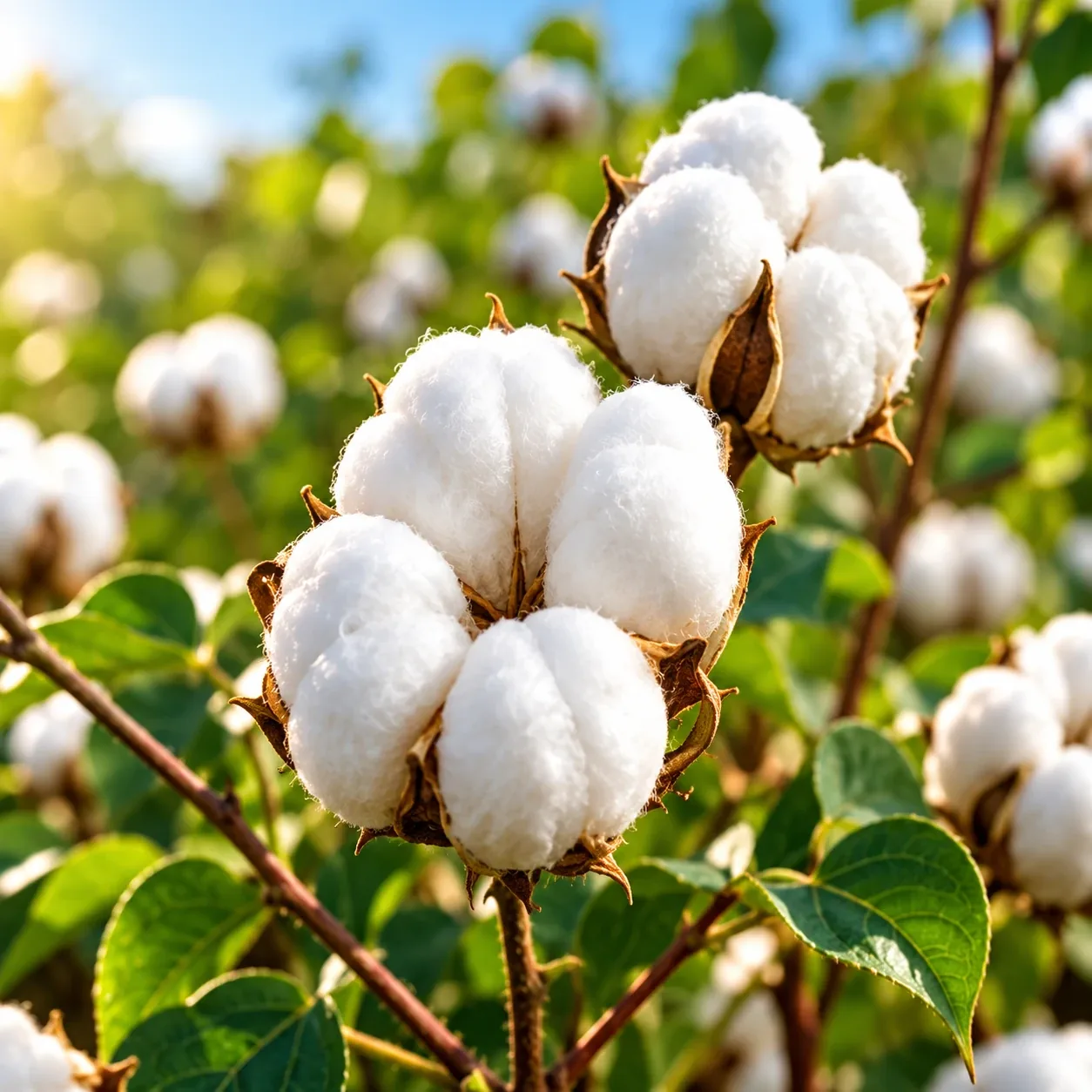 Cotton bolls ready for harvest